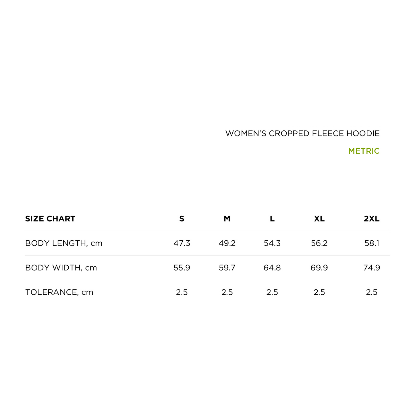 size_chart_metric