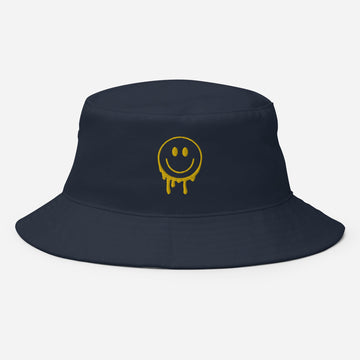 Melted Smiley Face Bucket Hat