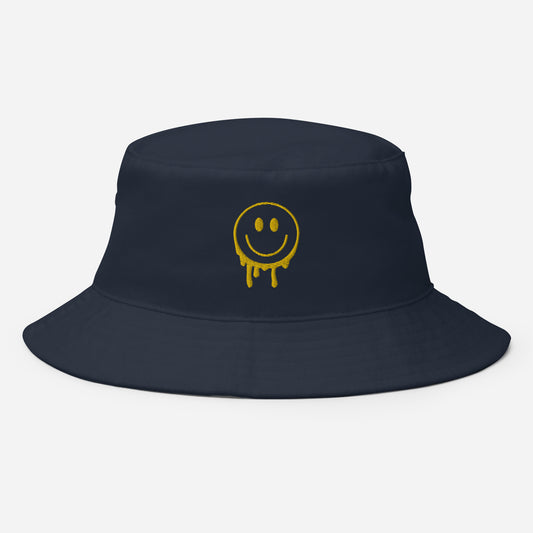 Melted Smiley Face Bucket Hat