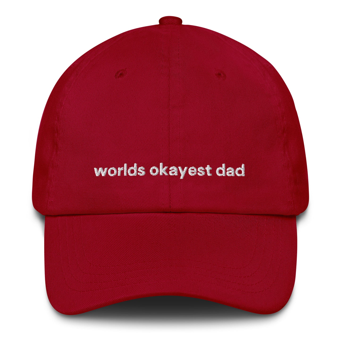 Worlds Okayest Dad hat