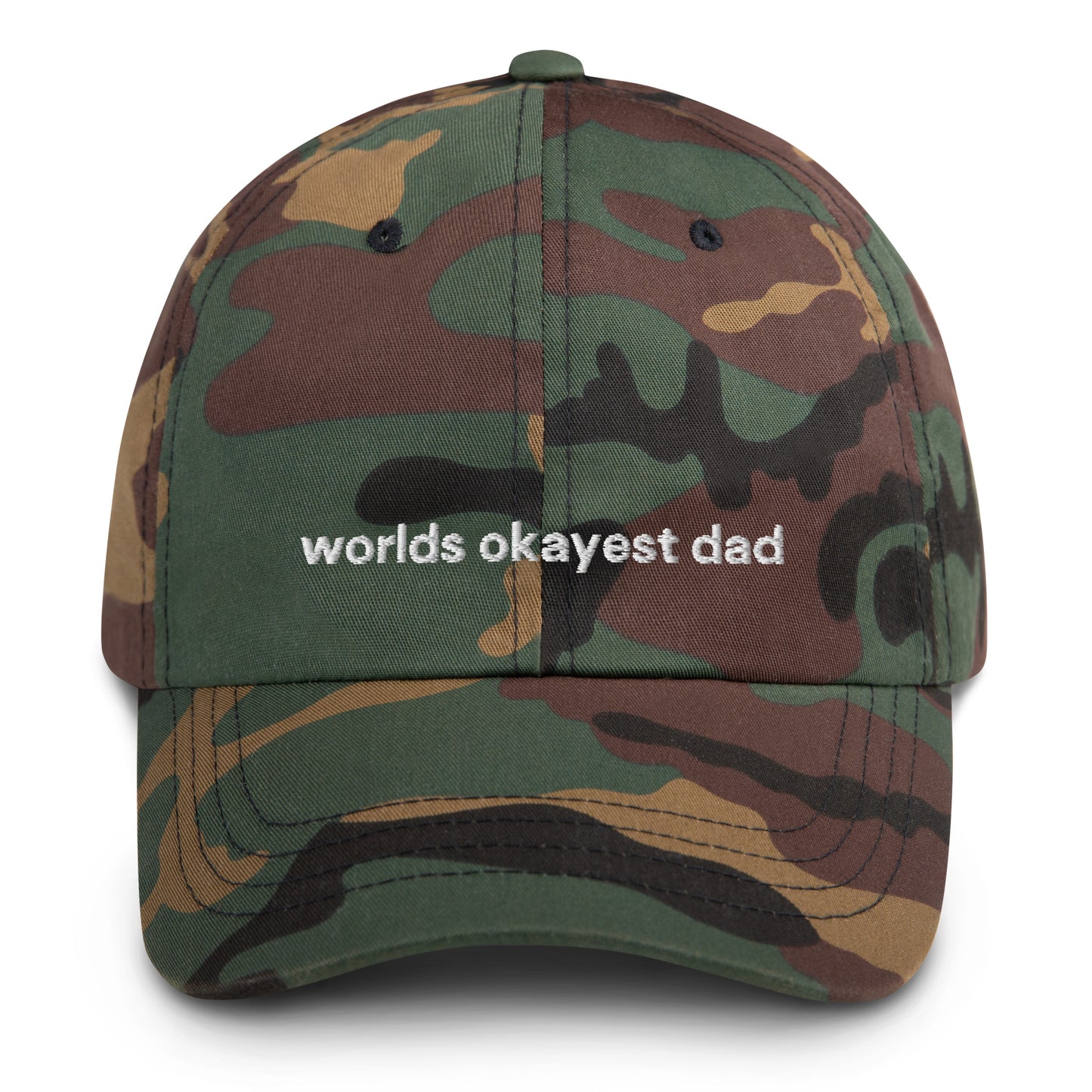 Worlds Okayest Dad hat