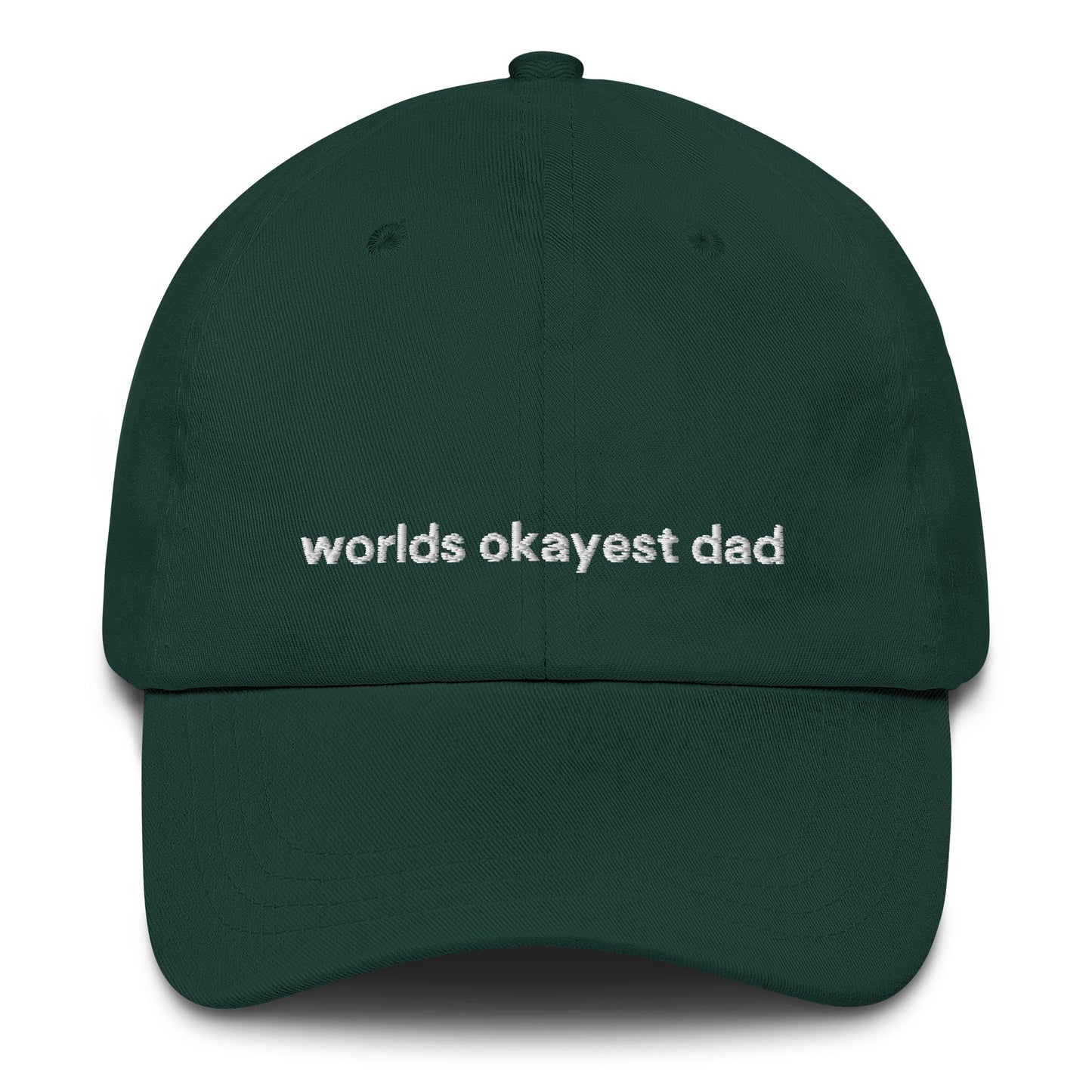 Worlds Okayest Dad hat