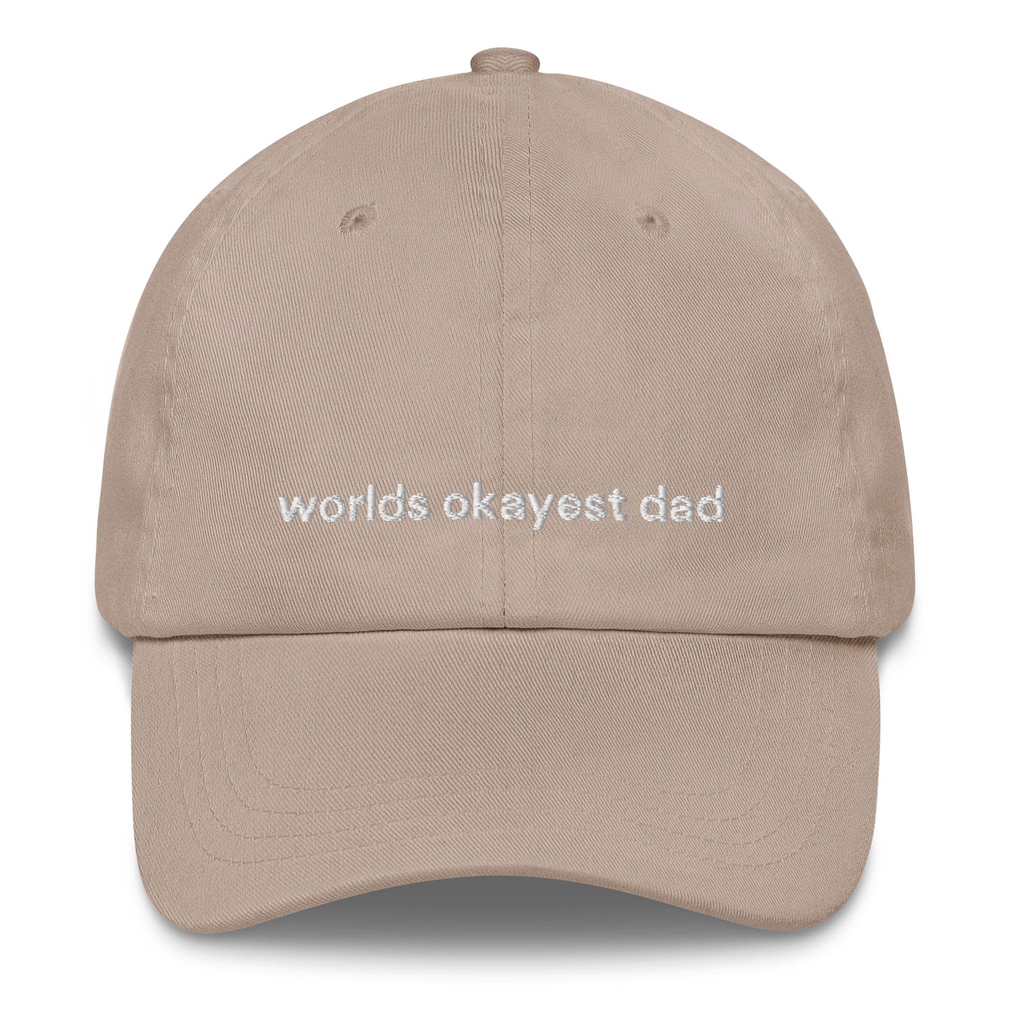 Worlds Okayest Dad hat