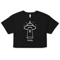 Finally Alien Abduction Crop Top