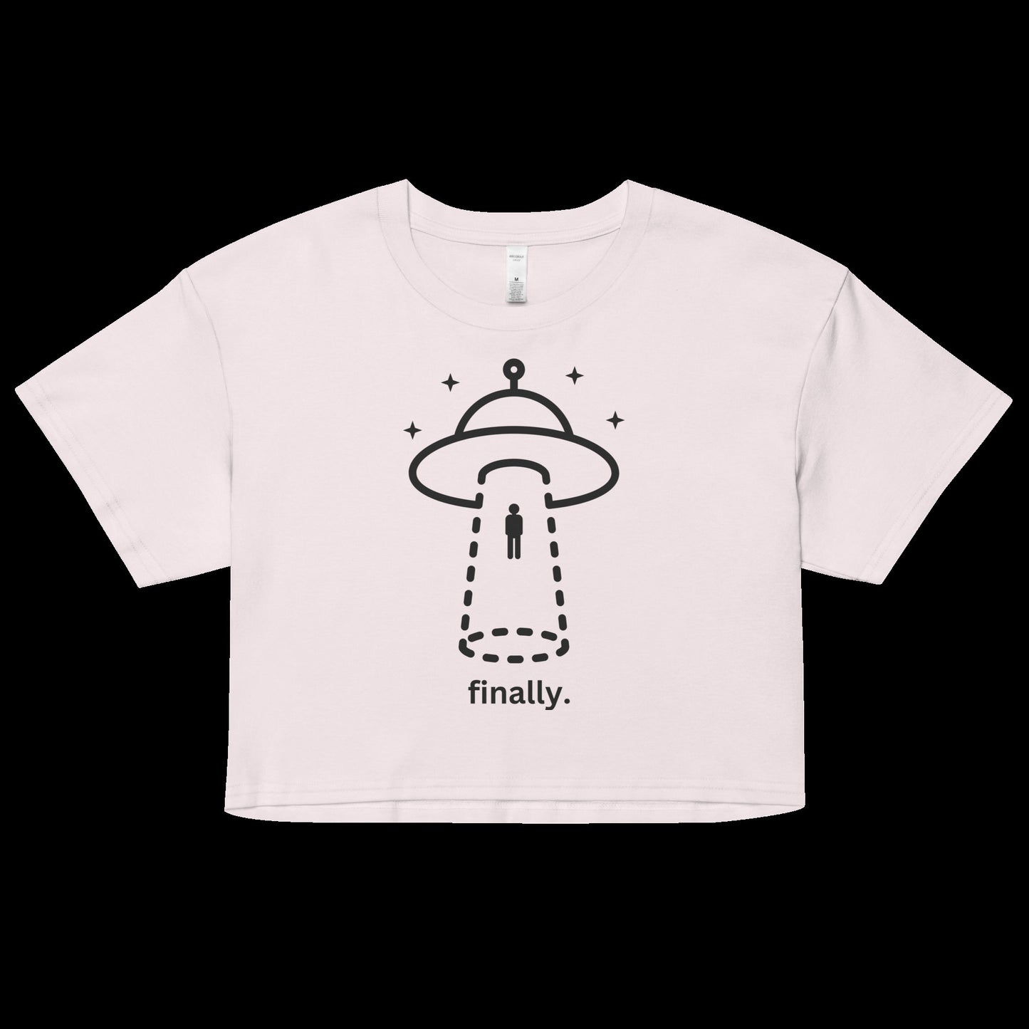 Finally Alien Abduction Crop Top