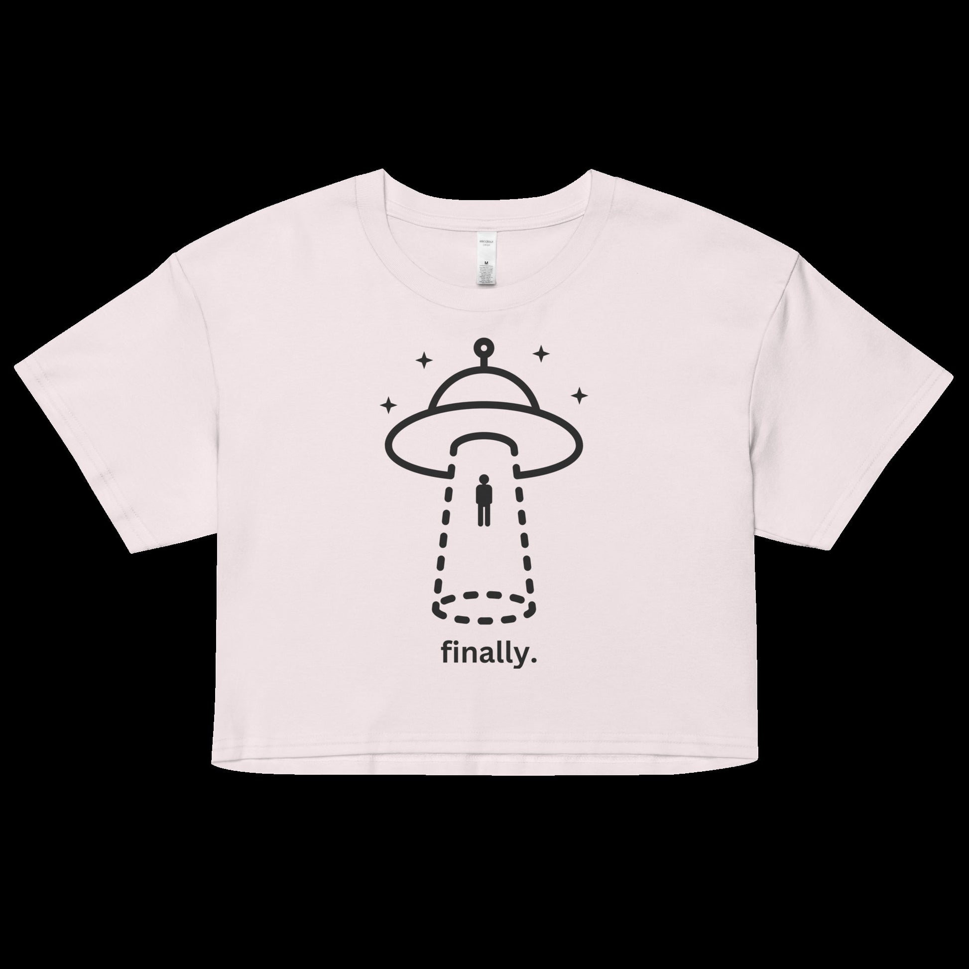 Finally Alien Abduction Crop Top