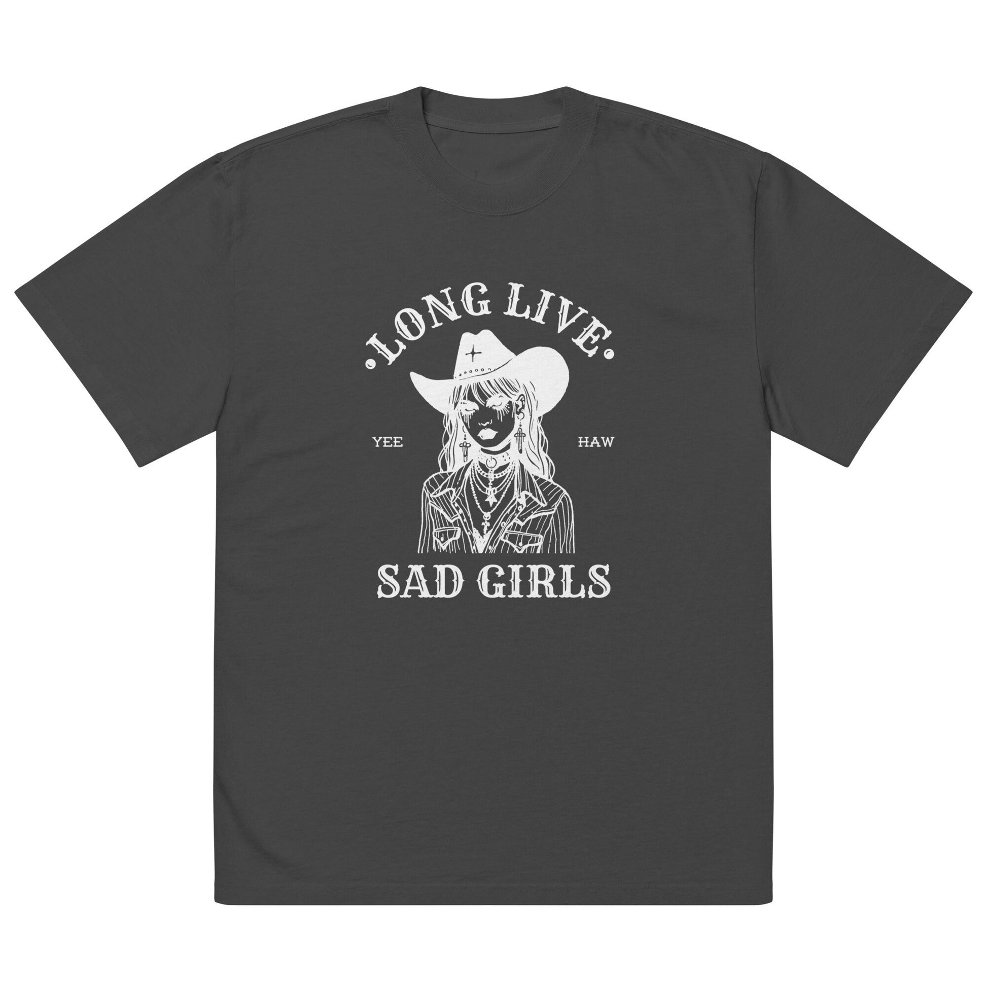 Long Live Sad Girls Oversized Tee