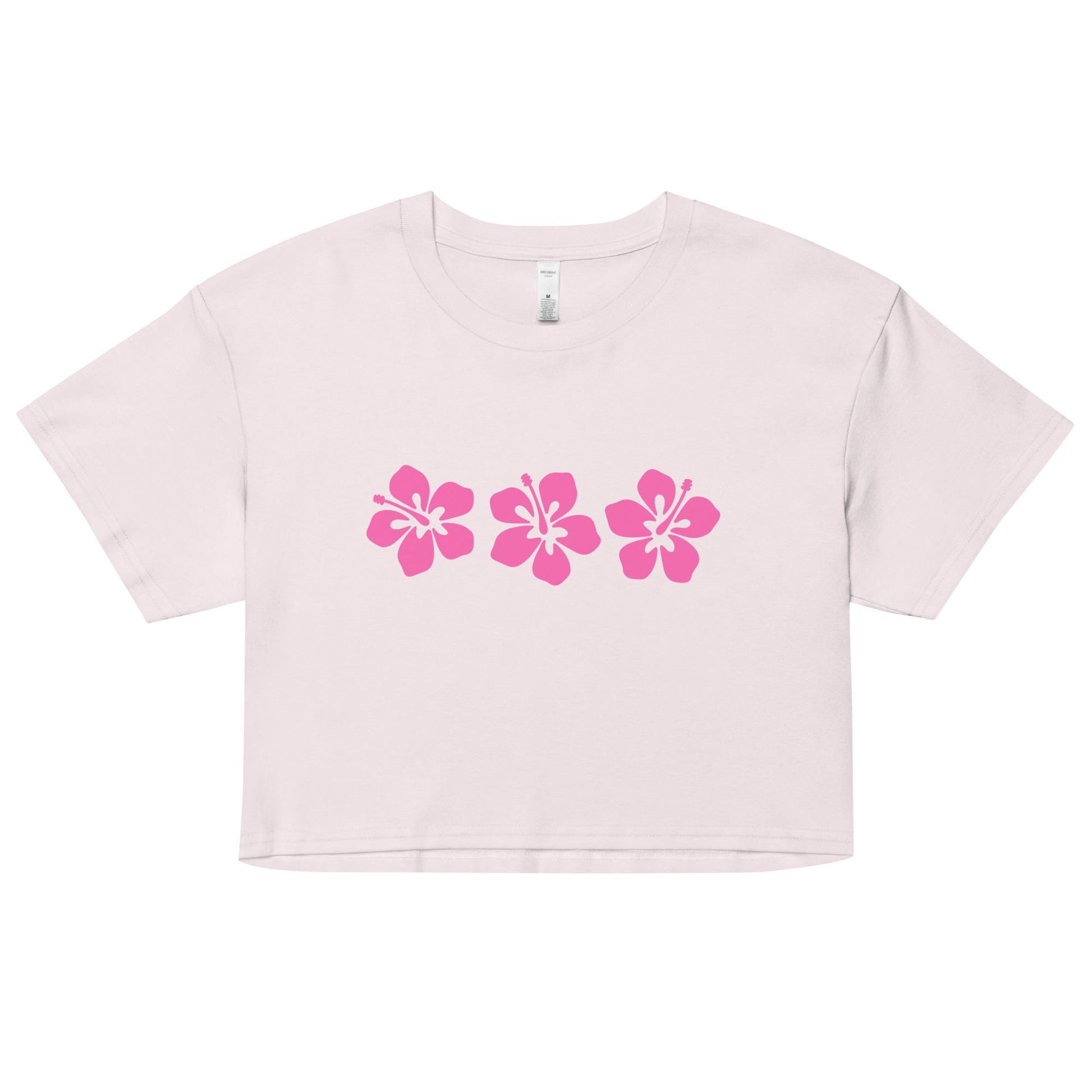 Hibiscus Flower Y2K Baby Tee, Hawaii Hibiscus Summer Shirts, 90s 2000 Style Clothing, Summer Girls, Hawaii Beach Salty Girls Tee