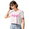 Hibiscus Flower Y2K Baby Tee, Hawaii Hibiscus Summer Shirts, 90s 2000 Style Clothing, Summer Girls, Hawaii Beach Salty Girls Tee