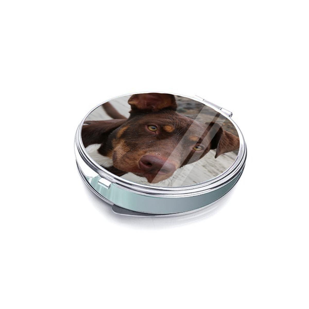 Custom Dog Pill Bottle or Compact Mirror - Add You Own Photo!