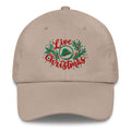 Live Christmás Funny Christmas Holiday Baseball Hat