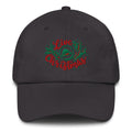 Live Christmás Funny Christmas Holiday Baseball Hat