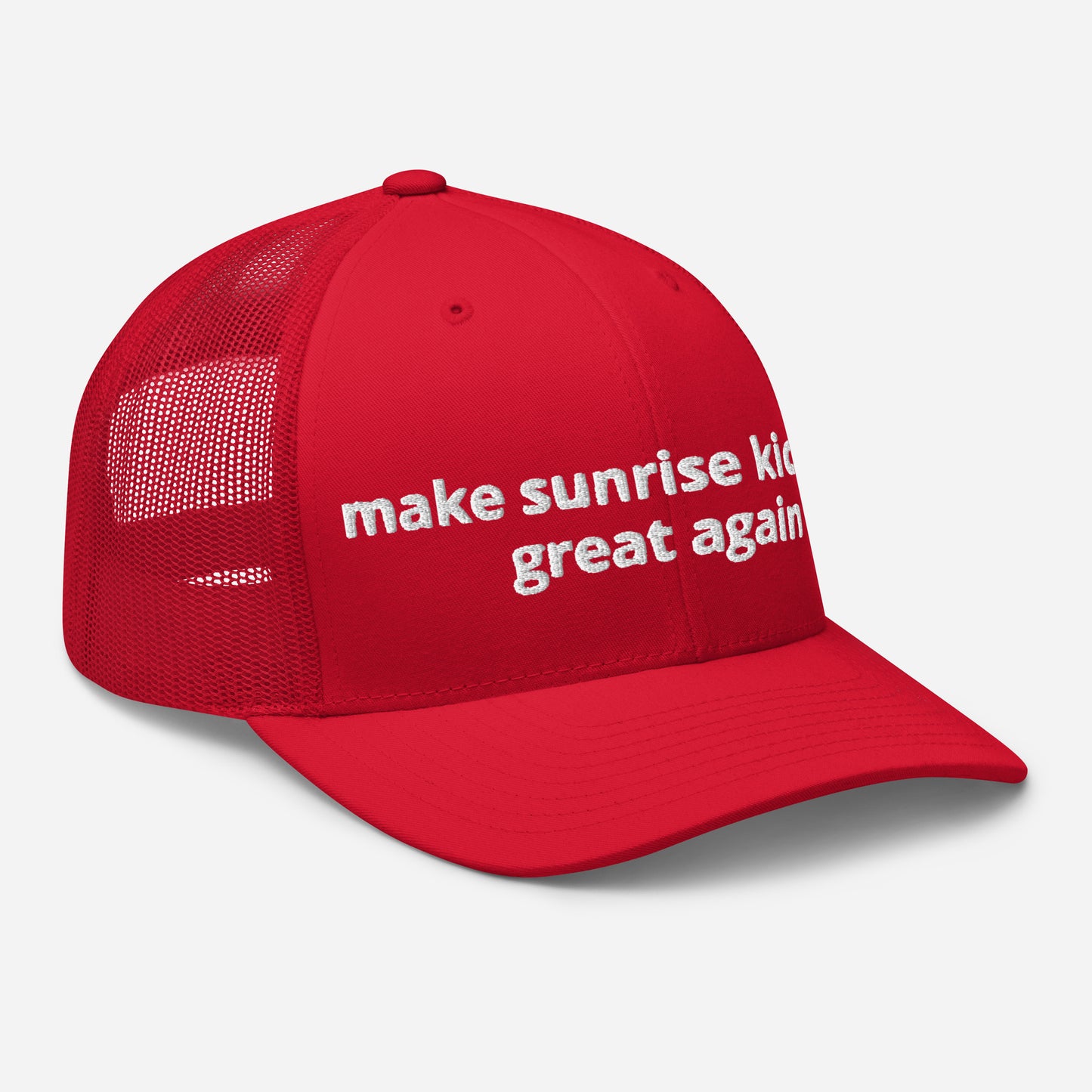 Make Sunrise Kickball Great Again Funny Embroidered Festival Hat