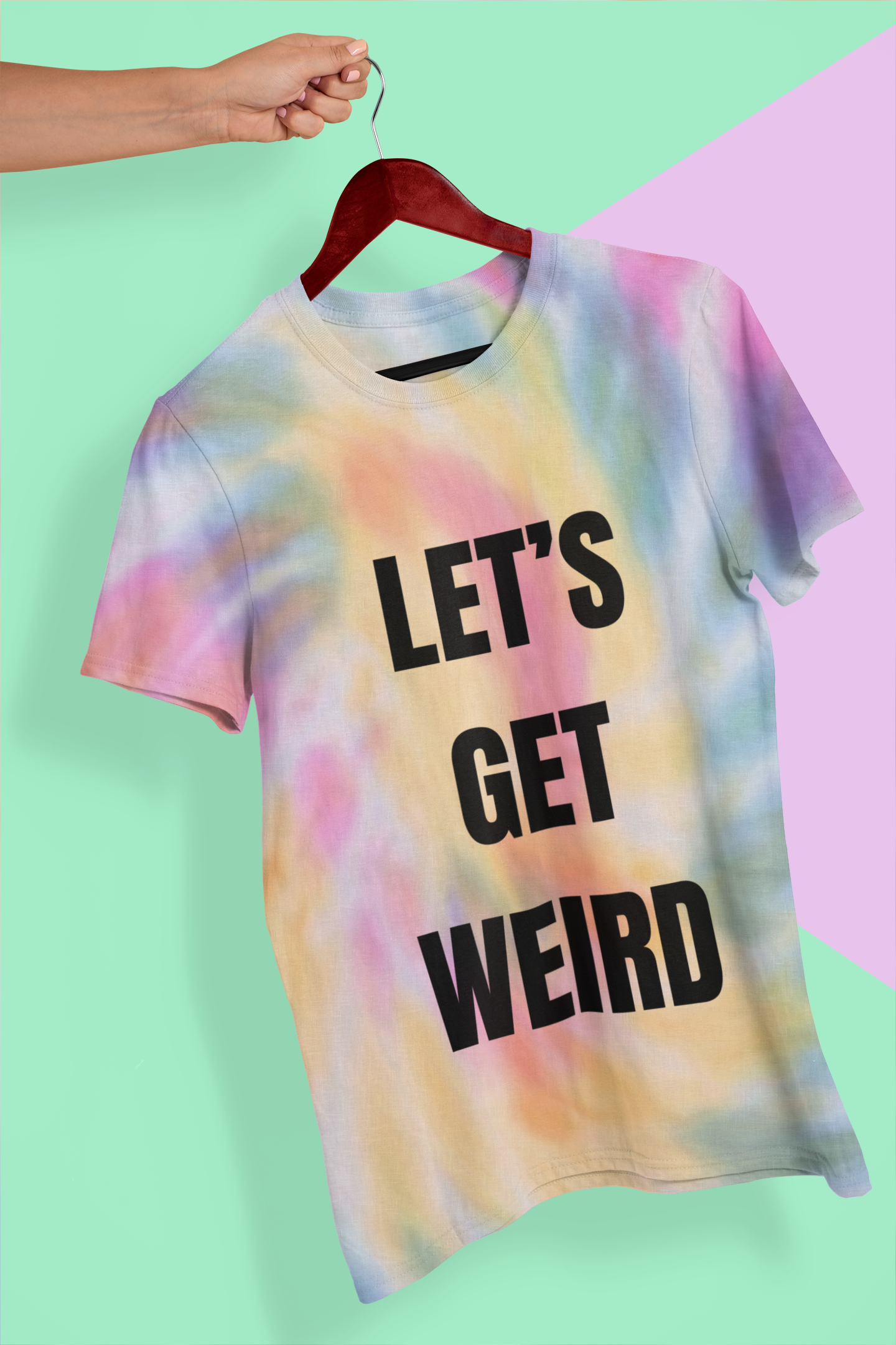 LET'S GET WEIRD Tall Tee Shirt